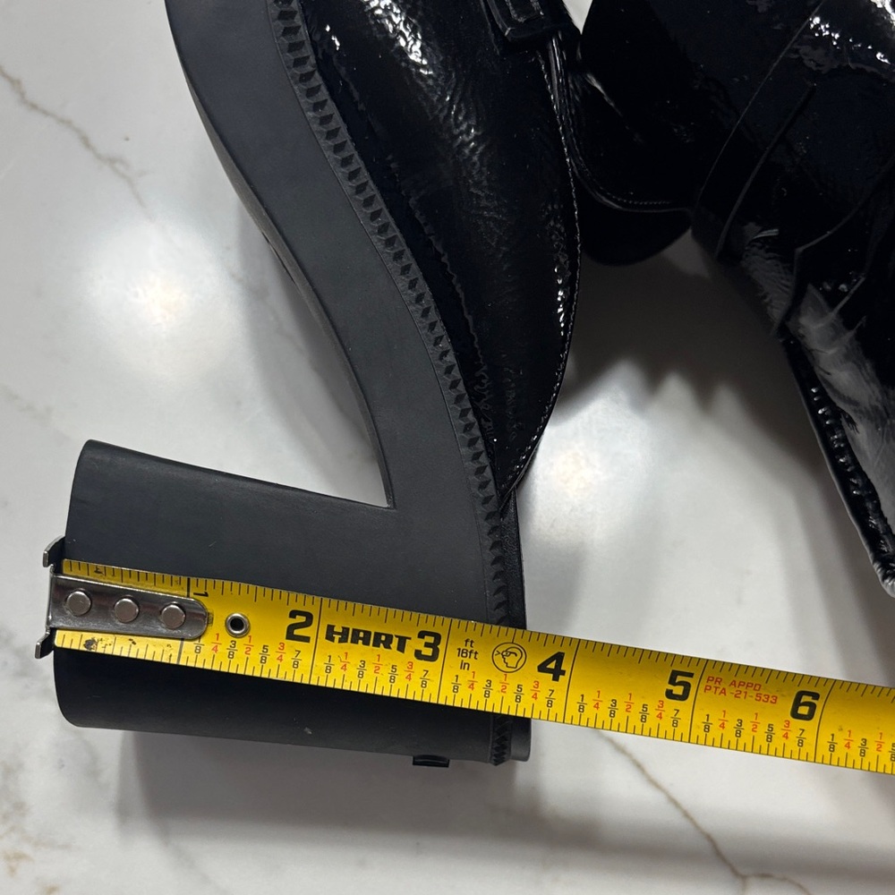 Michael Kors Black Patent Leather Mules - Picture 9 of 16